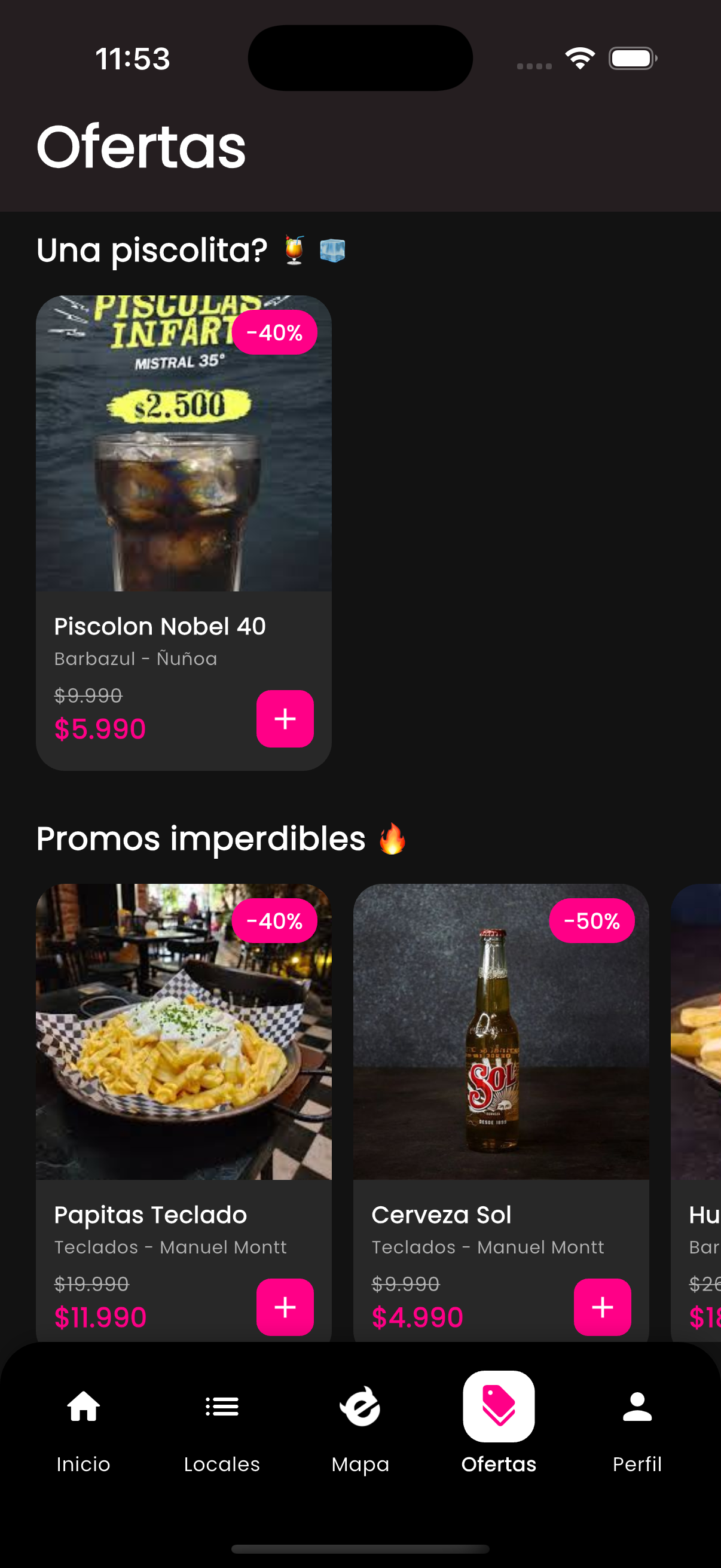 Prinder App Screenshot
